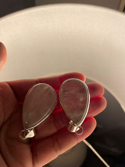 Handmade Teardrop Lapis Lazuli Gemstone Pendant (24x39mm)