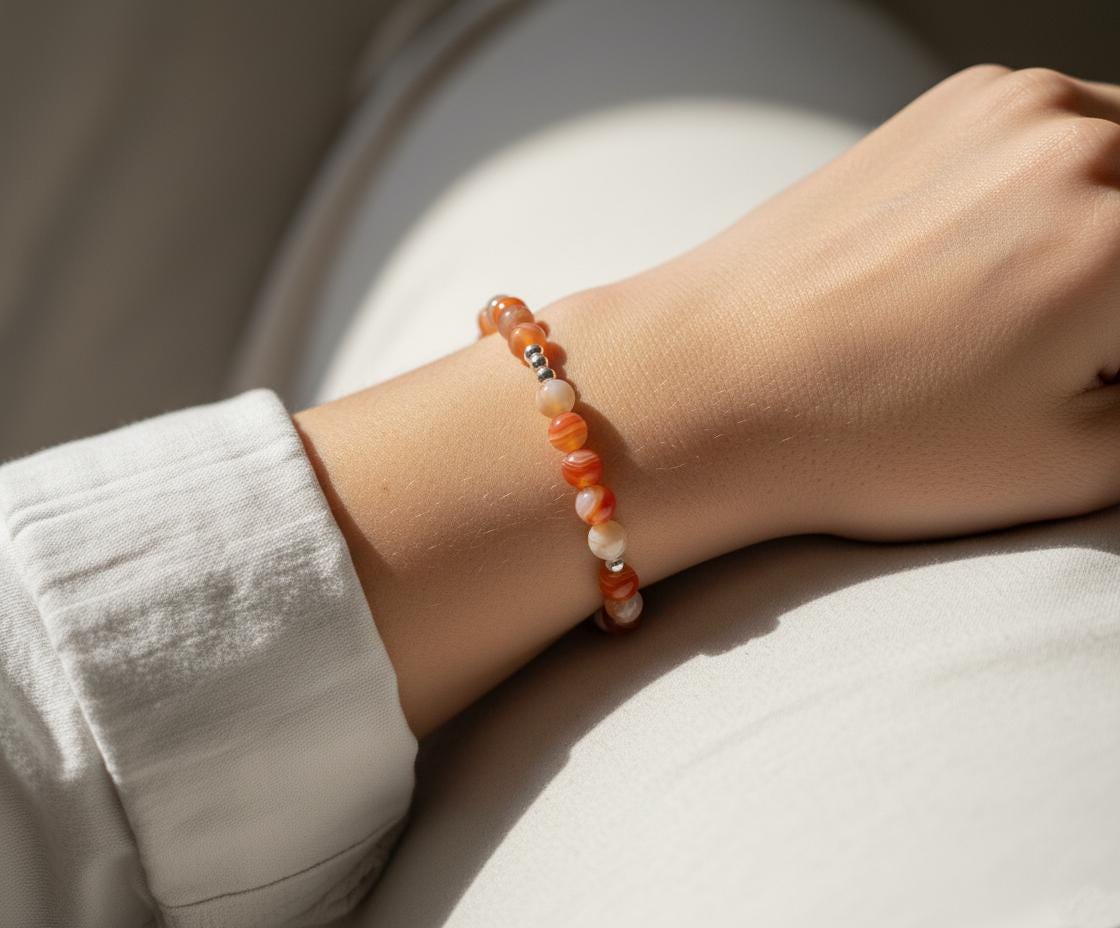 Multi-agate jewelry, Agate bracelet for women, Multi-agate beads jewelry, Genuine agate bracelet, Bohemian jewelry, Minimalist bracelet,Gift