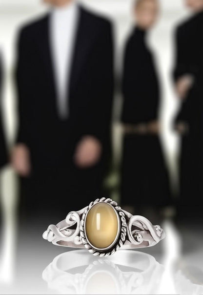Handmade Smoky Quartz Ring | Sterling Silver Gemstone Ring | Oval Stone Ring | Unique Gift for Her, Smoky Quartz Statement Ring