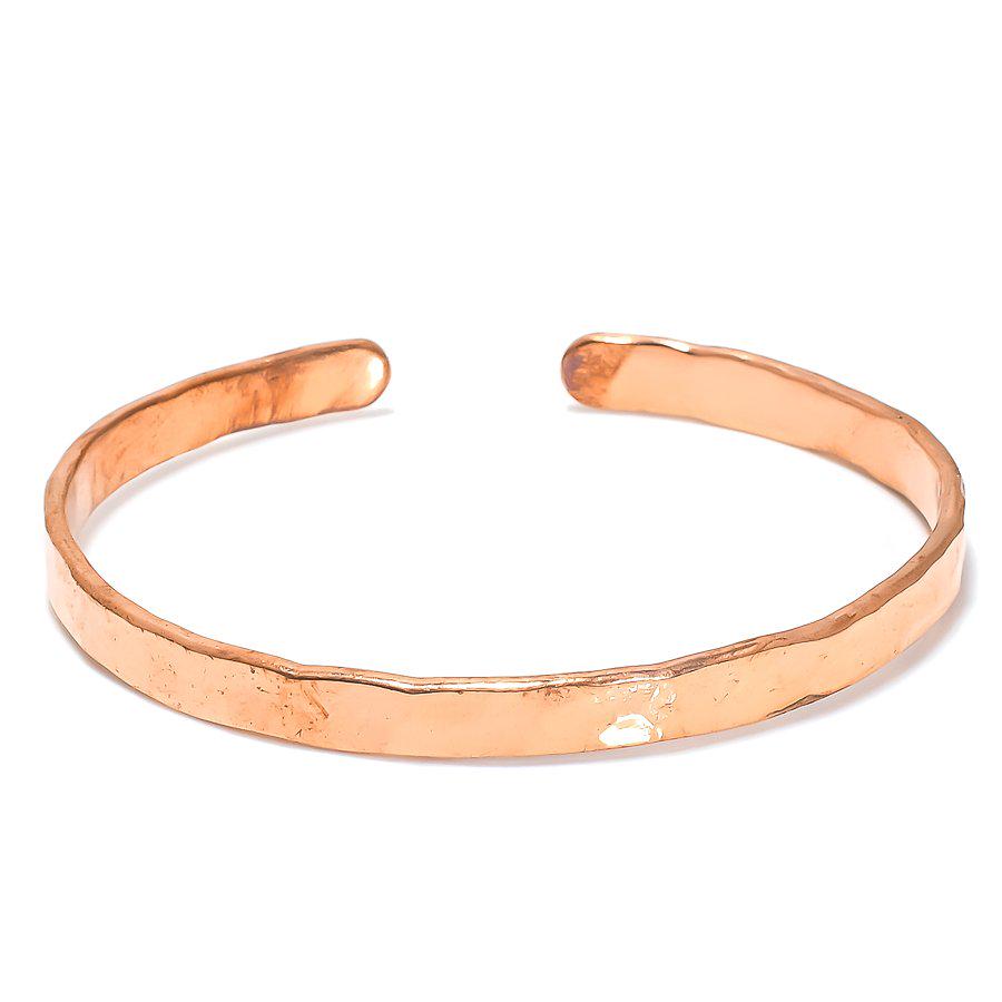 Rustic Copper Cuff, Copper bangle for women, Women's copper bracelet, Adjustable copper bangle, Resizable copper bracelet