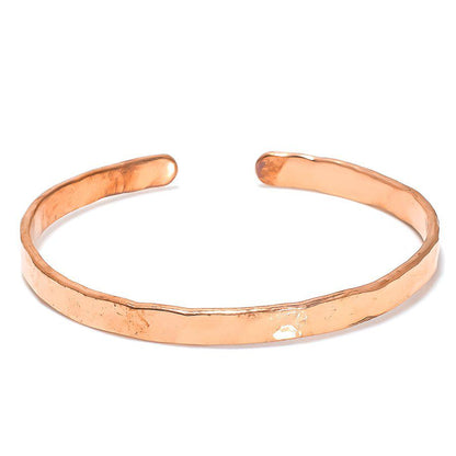 Rustic Copper Cuff, Copper bangle for women, Women's copper bracelet, Adjustable copper bangle, Resizable copper bracelet