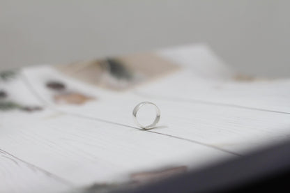 Modern silver ring | Silver modern ring | Modern jewelry | Silver ring | Sterling silver ring | Thin silver ring | Minimalist Silver Ring