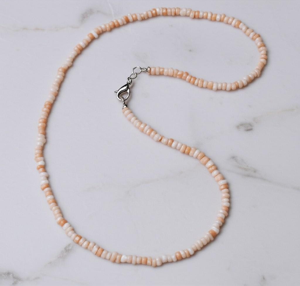 Pink opal necklace, Opal necklace, Gemstone necklace, Minimalist necklace, elegant jewelry, everyday jewelry, gift for her, birthday gift