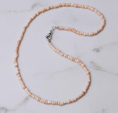 Pink opal necklace, Opal necklace, Gemstone necklace, Minimalist necklace, elegant jewelry, everyday jewelry, gift for her, birthday gift