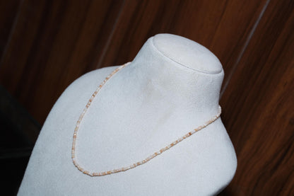 Pink opal necklace, Opal necklace, Gemstone necklace, Minimalist necklace, elegant jewelry, everyday jewelry, gift for her, birthday gift