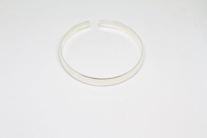 Sterling Silver Bangle |Silver Bangle Bracelet |Silver Cuff Bracelet | Minimalist Bangle | Modern Bangle |Classic Bangle | Stackable Bangle