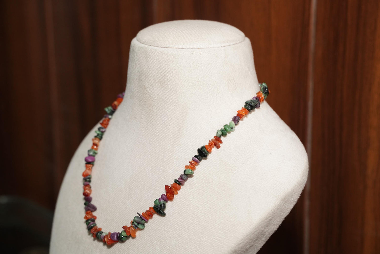 Carnelian Necklace, zoisite Necklace, Handmade stone Necklace, Natural Carnelian Necklace, Handmade Jewelry, Gift Necklace, Zoisite Jewelry