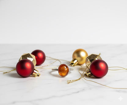 Natural Baltic Amber Sterling Silver Ring | Oval Cabochon with Inclusions | Handmade Boho Beaded Band | Gift for Her Anniversary Jewelry