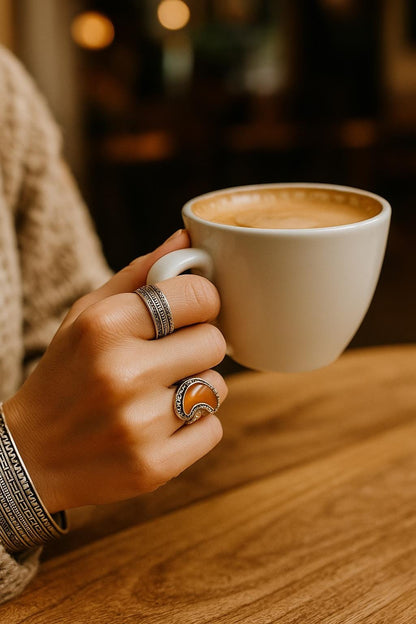 925 Sterling Silver Bangles, 5 Set Bangles, Stackable Bangles, Silver Bangle for Her~ him, Handmade Bangles for Gift on Christmas, Handmade