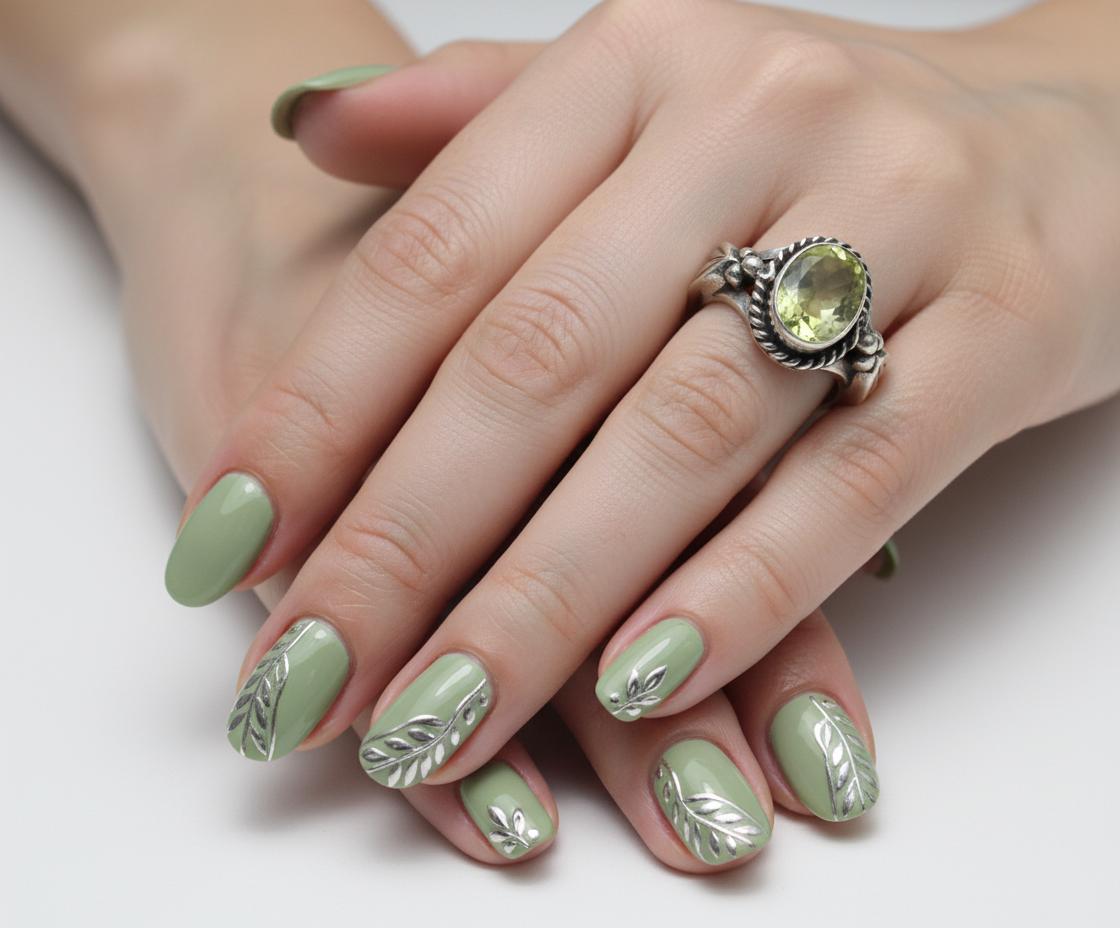 Peridot Ring Sterling Silver | August Birthstone Oval Gemstone Ring | Handmade Boho Jewelry Gift for Her