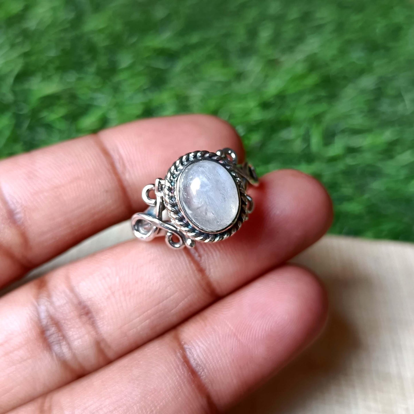 Moonstone Ring, Women Ring, Handmade Ring, 925 Sterling Silver Ring, Gemstone Ring, Statement Ring, Dainty Ring, Moonstone Jewelry
