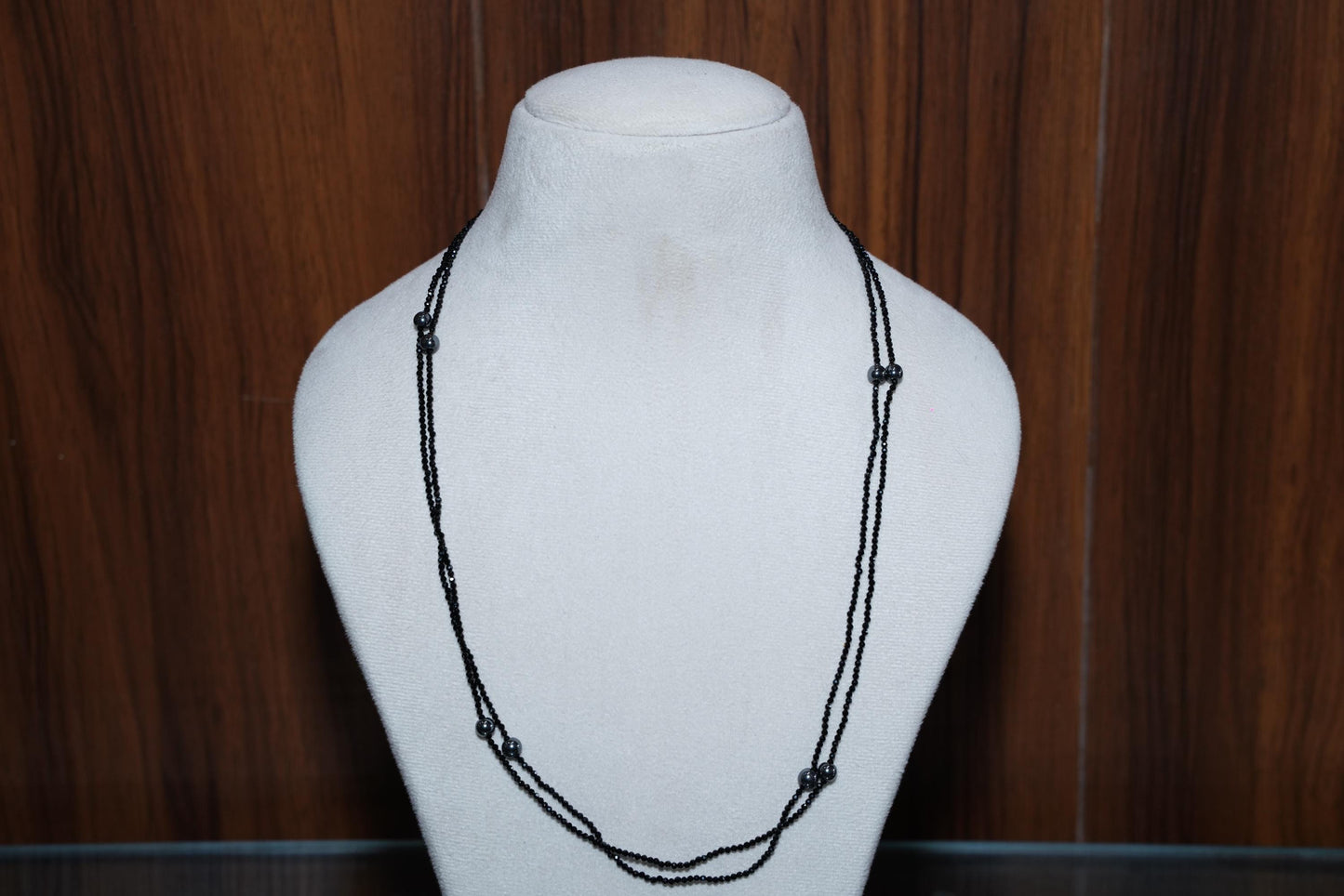 Black spinel necklace, Hematite necklace, gemstone necklace,minimalist jewelry,boho jewelry, gift for her, birthday gift, Mother's Day gift.