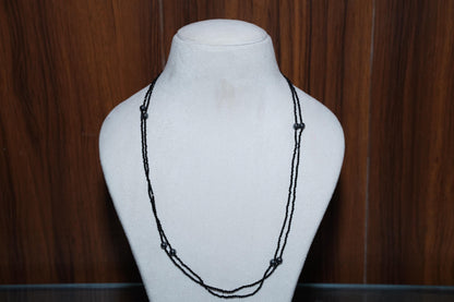 Black spinel necklace, Hematite necklace, gemstone necklace,minimalist jewelry,boho jewelry, gift for her, birthday gift, Mother's Day gift.