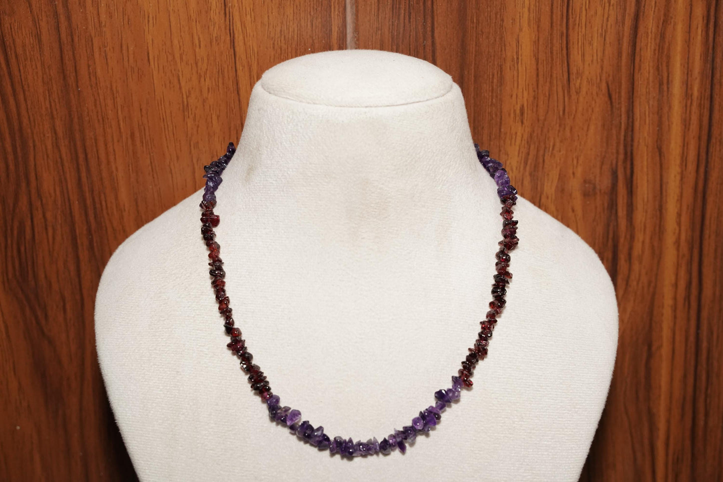Amethyst necklace, Raw amethyst necklace, Garnet Necklace, Uncut Garnet Necklace Handmade Necklace, Gemstone Necklace, Dainty Necklace, Gift