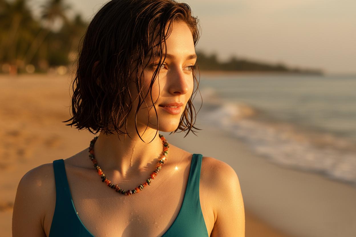 Carnelian Necklace, zoisite Necklace, Handmade stone Necklace, Natural Carnelian Necklace, Handmade Jewelry, Gift Necklace, Zoisite Jewelry