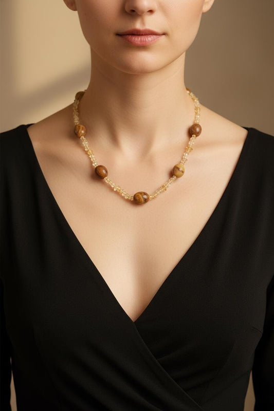 Mookaite Jasper Necklace, Australian Jasper Necklace, Valentine's Day Gift, Jasper Necklace, Unique Necklace, Gold Plated Silver Necklace