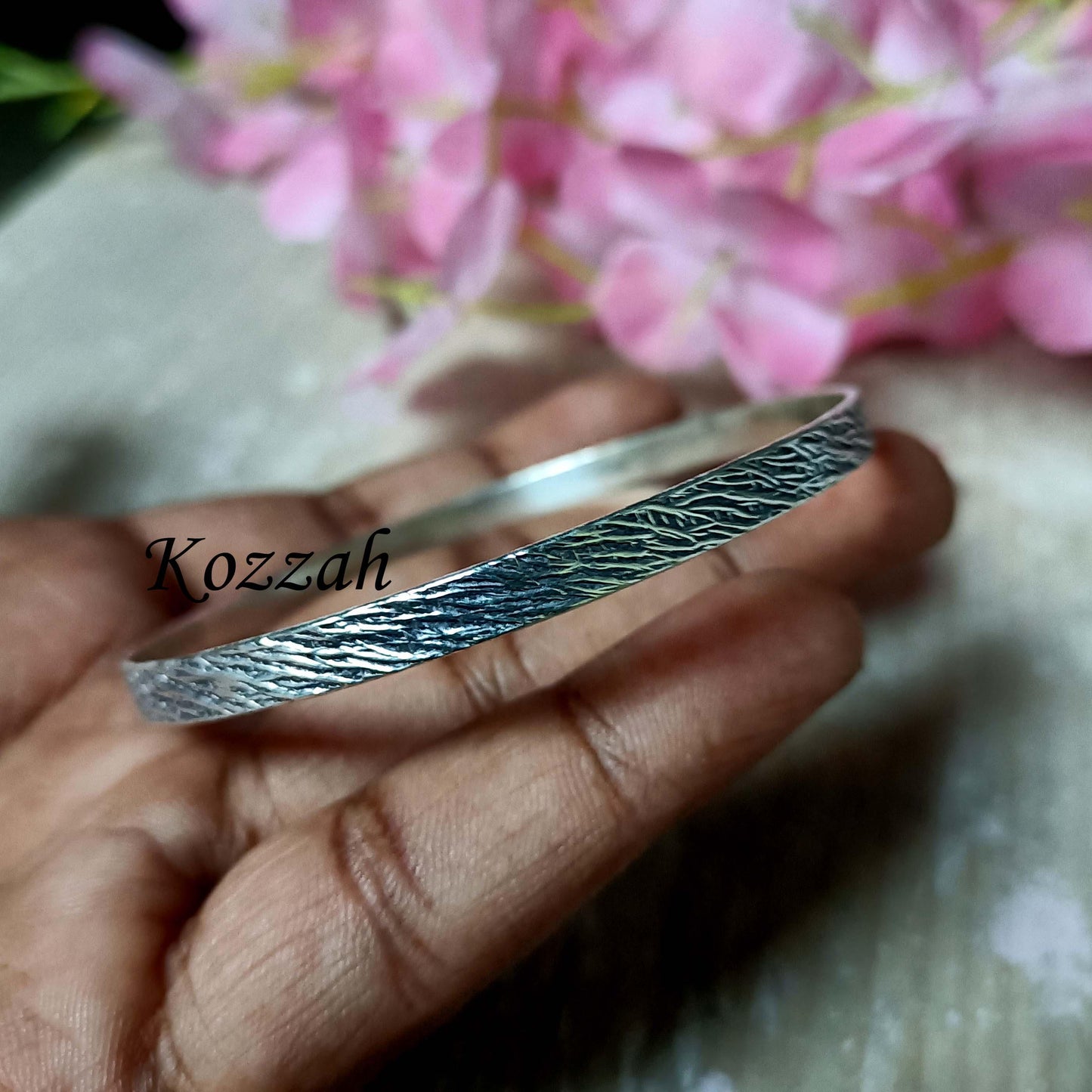 Solid Sterling Silver Cuff Bracelet, Adjustable Bangle 925 Simple Silver Jewelry Simple Stacking Minimalist, Handmade Bangle, Boho Bangle