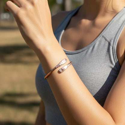 Handmade Hammered Copper Cuff Bangle Bracelet | Artisan Copper Cuff Bracelet - Hand-Forged & Hammered Bangle |Copper Cuff Bracelet for Women