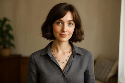 Tanzanite Necklace Gold Plated | Handmade Tanzanite Gemstone Jewelry | Dainty Gold Necklace | December Birthstone Jewelry | Christmas Gift