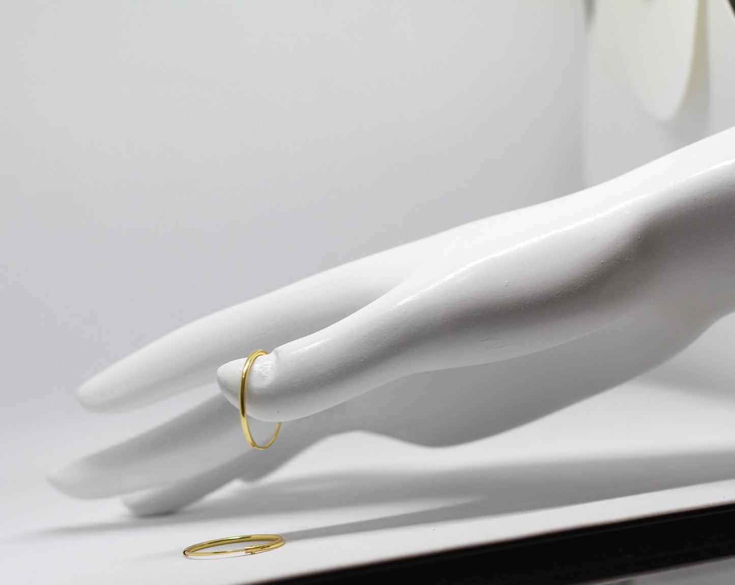 Silver hoop earrings | Silver earrings | Silver hoop | Mom daughter earring | Silver wire earrings | Minimalist silver hoop earrings | Gift