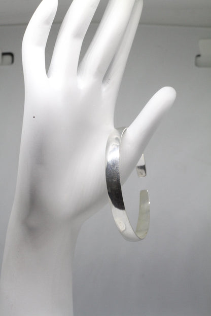 Sterling Silver Bangle |Silver Bangle Bracelet |Silver Cuff Bracelet | Minimalist Bangle | Modern Bangle |Classic Bangle | Stackable Bangle