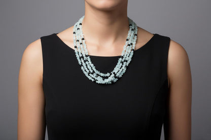 Handmade Garnet Chip Necklace with Tiger's Eye Bead - Unique Raw Stone Jewelry | Garnet Uncut Necklace, Gemstone Necklace, Gift for her