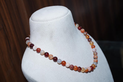 Agate necklace, Gemstone necklace, Boho jewelry, Earthy jewelry, unique jewelry, handmade jewelry, gift for her, boho chic, earthy tones