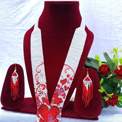 Ethnic Necklace | Beaded Necklace | Seed Beads Necklace | mala beads necklace | Floral Beads Necklace | Beads Necklace | Mexican Beads