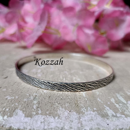 Solid Sterling Silver Cuff Bracelet, Adjustable Bangle 925 Simple Silver Jewelry Simple Stacking Minimalist, Handmade Bangle, Boho Bangle
