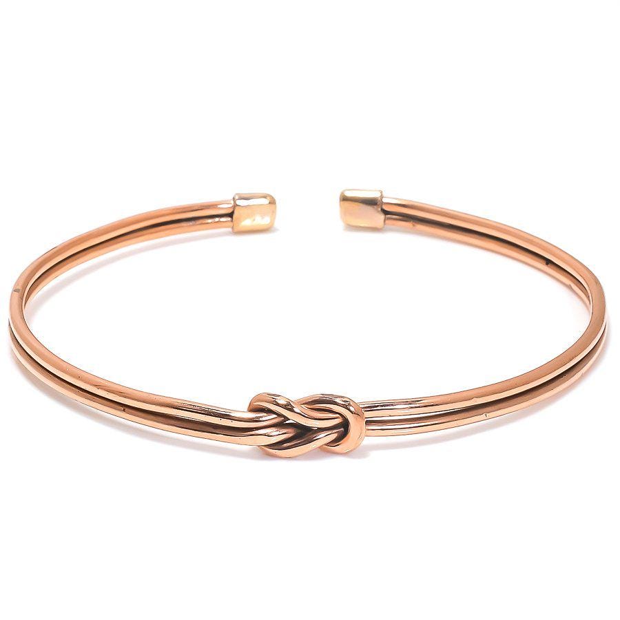 Handmade Copper Wire Wrapped Cuff Bracelet | Rustic Spiral Texture Metal Bangle Unique Statement Jewelry | Thick Copper Wire Sprial Bracelet