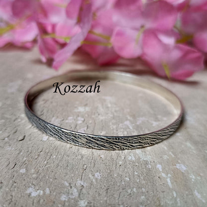 Solid Sterling Silver Cuff Bracelet, Adjustable Bangle 925 Simple Silver Jewelry Simple Stacking Minimalist, Handmade Bangle, Boho Bangle