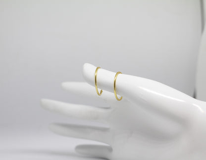 Silver hoop earrings | Silver earrings | Silver hoop | Mom daughter earring | Silver wire earrings | Minimalist silver hoop earrings | Gift