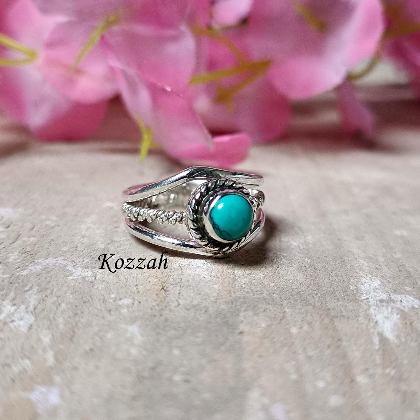 Turquoise Ring, Handmade Ring, 925 Starling Silver Ring, Gemstone Ring, Dainty Ring Natural Turquoise Turquoise Jewelry Ring For Women Gift