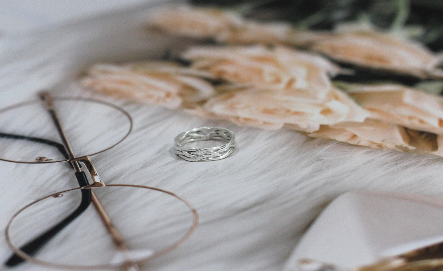 Minimalist silver ring | Minimalist | Minimalist jewelry | Dainty silver ring | Braided Silver Ring | Braided Design | Women Ring | Gift her