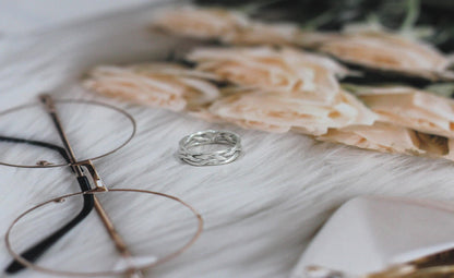 Minimalist silver ring | Minimalist | Minimalist jewelry | Dainty silver ring | Braided Silver Ring | Braided Design | Women Ring | Gift her