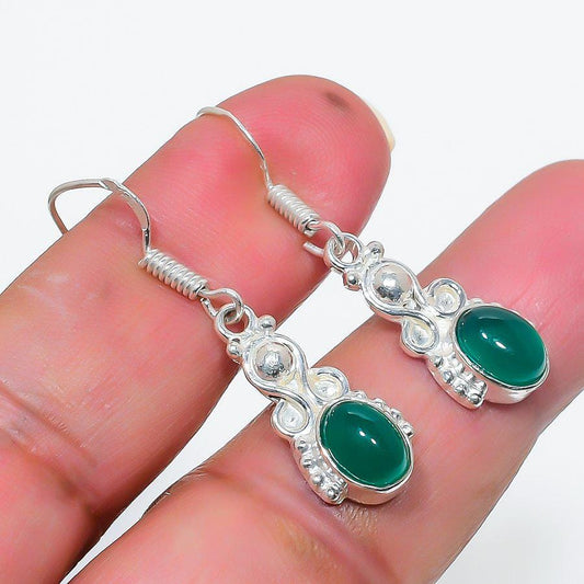 Elegant Sterling Silver Drop Earrings, Moonstone earrings, Onyx earring, Tiger's eye earrings,  lapis lazuli earrings, women dangle earrings