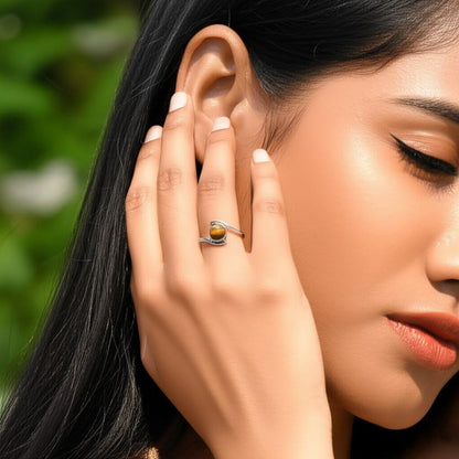 Tigers Eye Silver Ring Woman, Handmade Ring, Women Ring, 925 Silver Ring, Dainty Ring, Statement Ring, Natural Tiger's Eye, Gemstone Ring