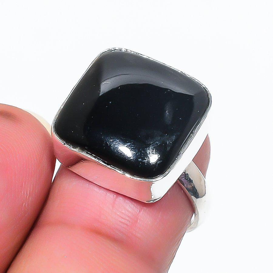 Black Onyx Ring, Gemstone Ring, 925 Silver Ring, Natural Onyx, Handmade Ring, Women Ring, Onyx Jewelry, Statement Ring, Bohemian Ring