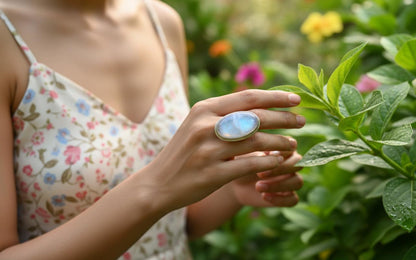 Etsy Moonstone Ring, Gemstone Ring, 925 Silver Ring, Natural Moonstone, Handmade Ring, Dainty Ring, Moonstone Jewelry, Statement Ring, Gift