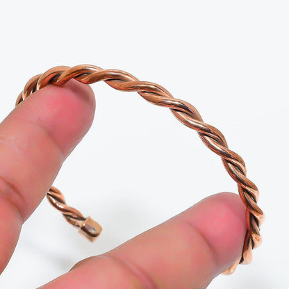 Twisted Copper Cuff, Copper Bangle, Pure copper bangle, Copper jewelry, Copper anniversary, Hammered copper, Copper cuff, Women bangle, Gift