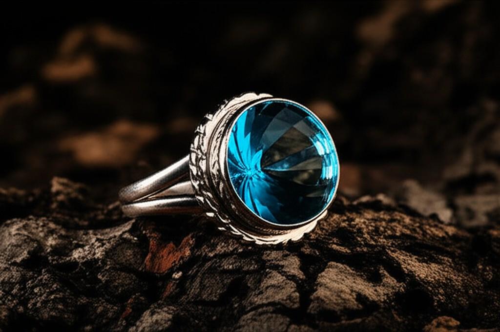 Blue Topaz. Topaz Ring. 925 Sterling Silver Ring. Handmade Ring. Gemstone Ring. Beautiful Ring. Designer Ring. Women Ring. Gift For Her