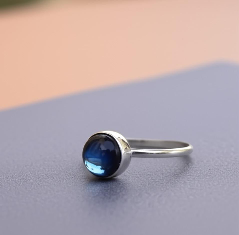 Labradorite Ring, Handmade Ring, 925 Starling Silver Ring, Women Ring, Natural Labradorite, Gemstone Ring, Statement Ring, Boho Ring