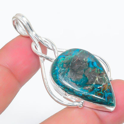 Turquoise Matrix Pendant, Handmade Pendant, Gemstone Pendent, Gift for her, Gift her, Birthday Gift, Valentine Gift