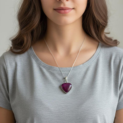 Elegant Amethyst Gemstone Pendant, 925 Silver Pendant, Handmade Pendant, Dainty Pendant, Amethyst Jewelry, Gemstone Pendant, Women Pendant