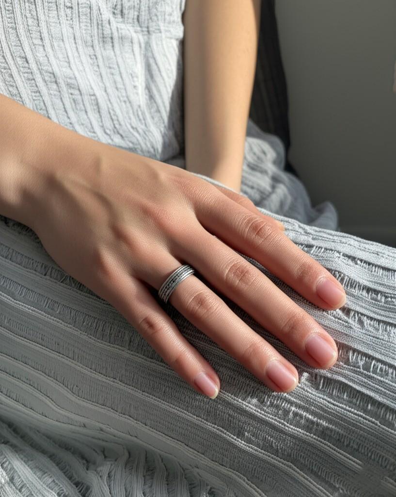 Sterling Silver Spinner Ring | Fidget Anxiety Ring | Meditation Ring | Handmade Spinner Band | Stress Relief Ring | Worry Ring for Men/Women