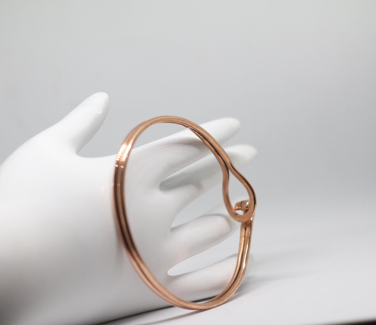Handmade Copper Bangel, Pure copper Bangle, Adjustable bangle, Pair Bangle, 2 set bangle, Hook Bangle, Gift for her, Boho Bangle, Brown
