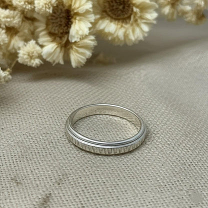 Sterling Silver Spinner Ring | Fidget Anxiety Ring | Meditation Ring | Handmade Spinner Band | Stress Relief Ring | Worry Ring for Men/Women