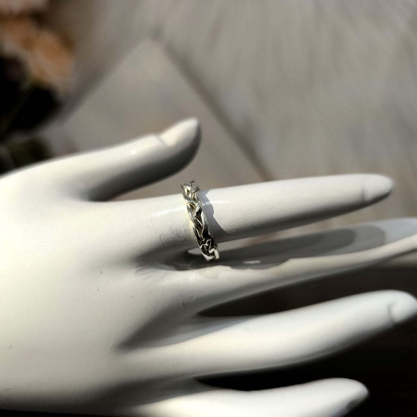 Minimalist silver ring | Minimalist | Minimalist jewelry | Dainty silver ring | Braided Silver Ring | Braided Design | Women Ring | Gift her