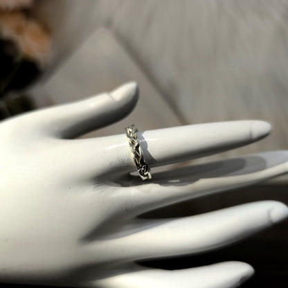 Minimalist silver ring | Minimalist | Minimalist jewelry | Dainty silver ring | Braided Silver Ring | Braided Design | Women Ring | Gift her