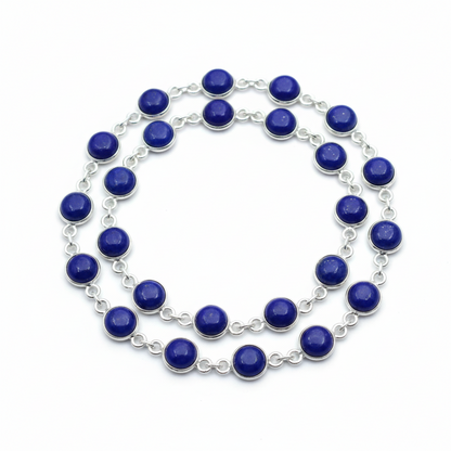 Handcrafted Lapis Lazuli Bracelet for Women, Blue Bracelet